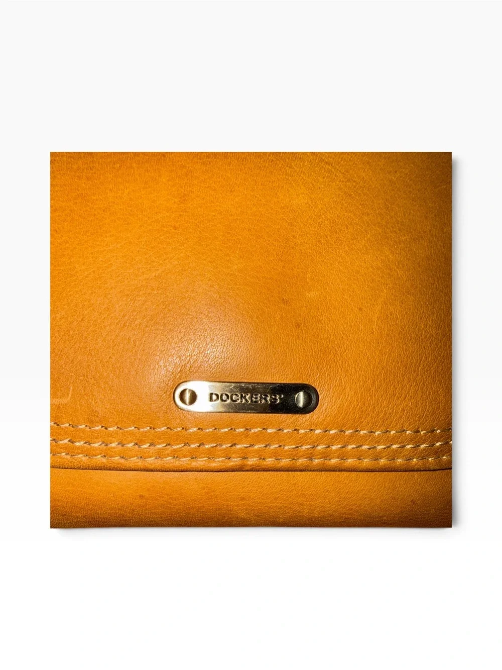 Dockers Tan Leather Compact Wallet